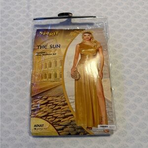 Spirit Gold One-Shoulder Dress Costume